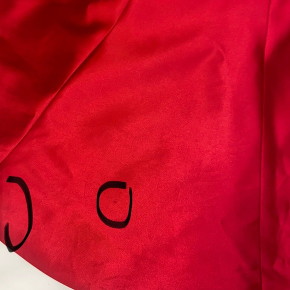 Sherri Hill 51671 Strapless High Slit Formal Dress Red - Picture 12 of 17